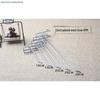 Stainless Steel Wire Mesh Jewelry Display Hook Rack