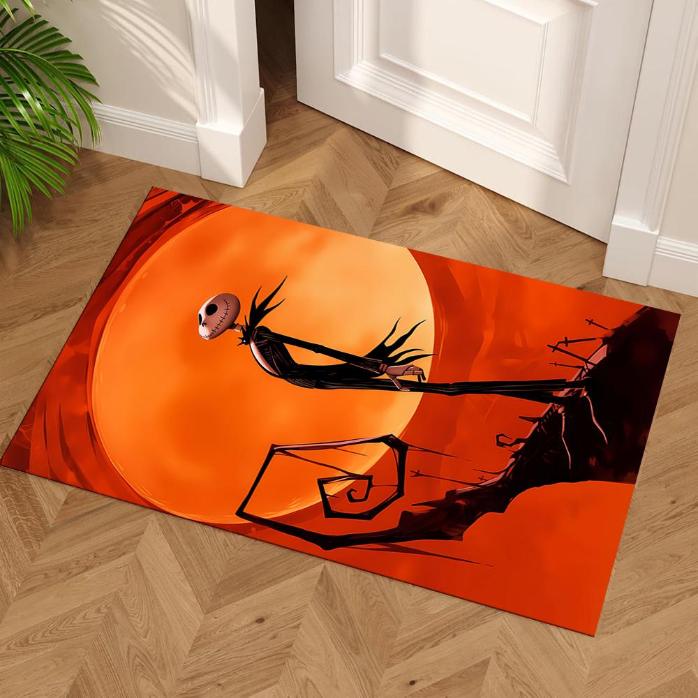 Jack Skellington Area Rug Perfect for Foyer Game Room Outdoor Study room Anti-slip Rug Anime Office Decor Perfect Gift for Friends & Family