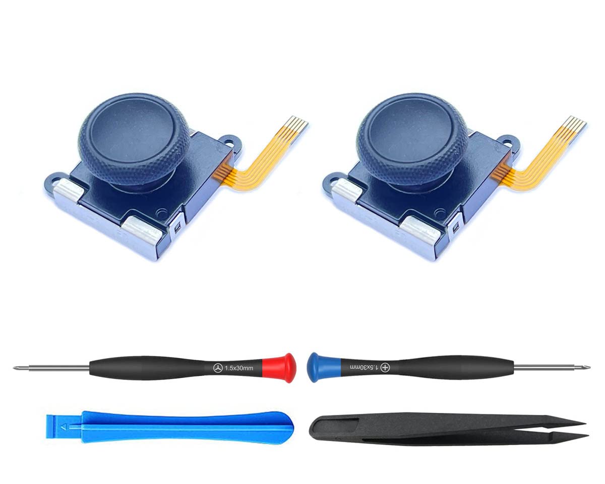 

ElecGear 2 сменных джойстика с датчиком Холла для Switch, левый и правый модули блока стика, без электромагнитного дрейфа, запчасти для ремонта Switch