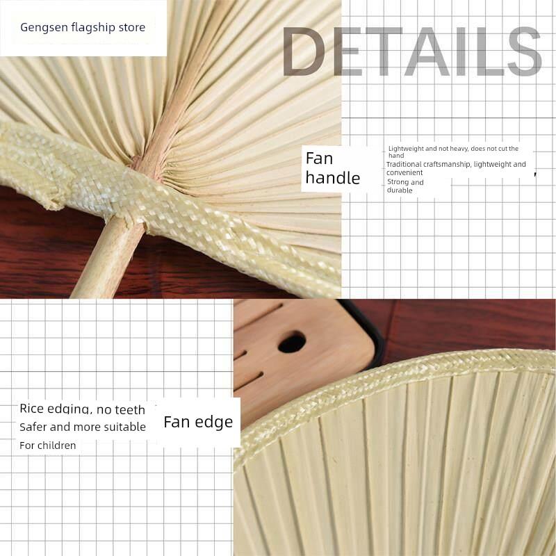 Handmade Traditional Summer Fan, Chinese Style, for Babies and Children, Ancient Style Banana Fan