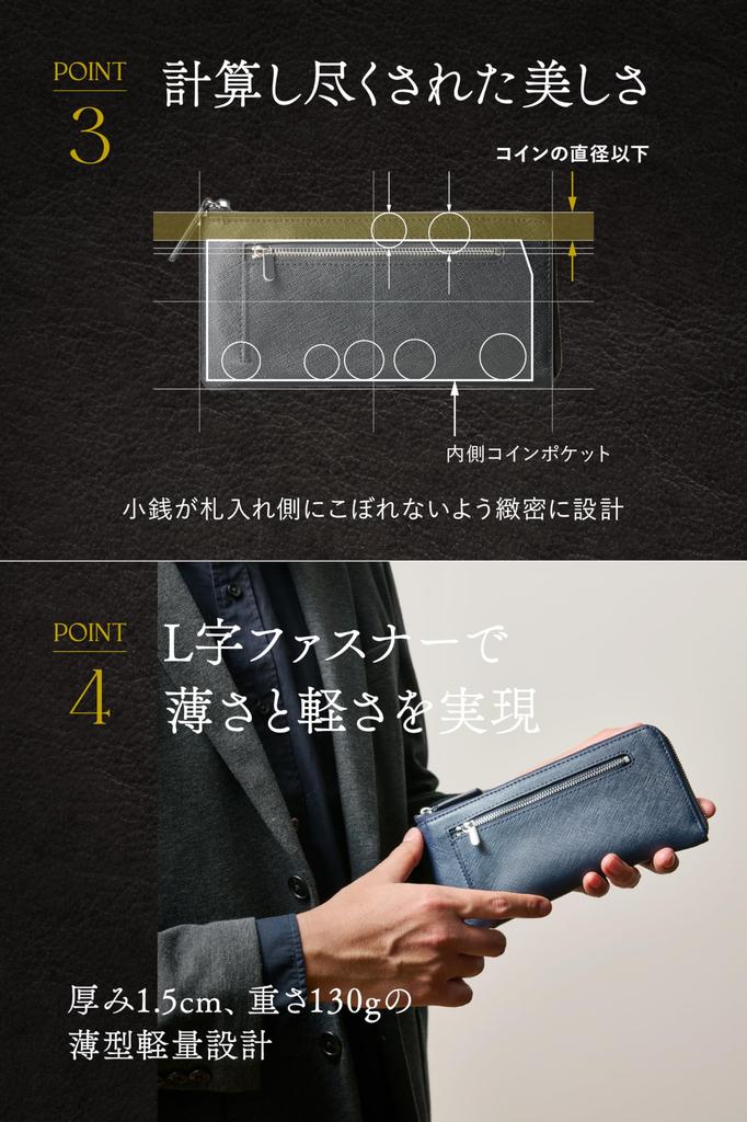 Grevio Genuine Saffiano Leather Wallet, Only 15mm Thin, Holds 16 Cards, Comes In a Gift Box, Water-Repellent, Stain-Resistant, Simple, Slim, Unisex,