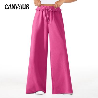 Straight Casual Pants Loose Casual Tie Women's Pants Summer Pants Wide Leg Pant