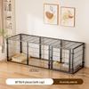 Space-Saving Anti-Escape Cage with Top Cover for Cats and Dogs