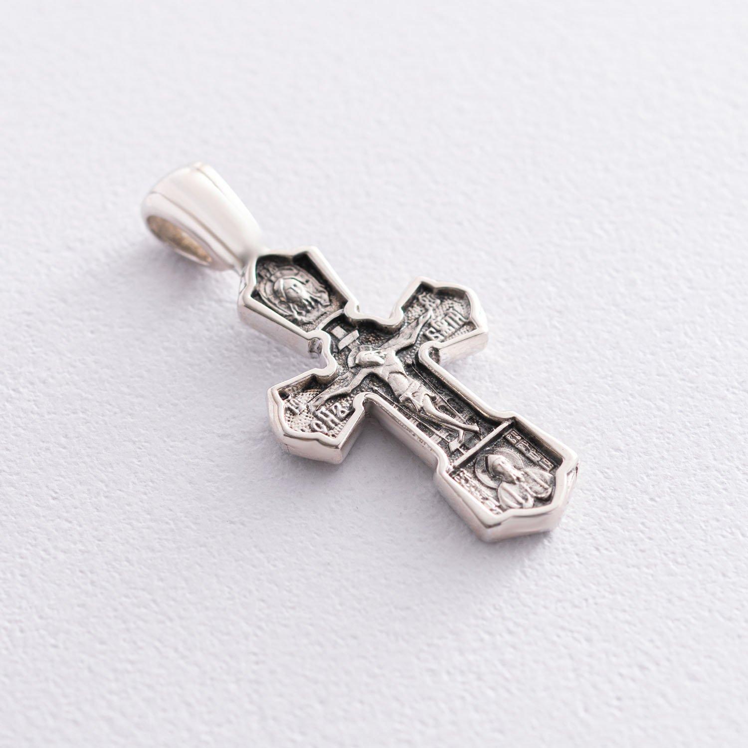 

Православний хрест Розп яття Христове. Св. Микола Чудотворець Oniks срібний