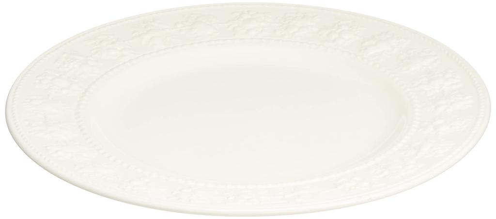Wedgwood (Authentic Imported Product) Wedgwood Festivity Plate, 27cm, Ivory, Wedding Gift, 58951101041