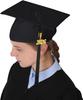 Matte Graduation Cap with 2026 Tassel for High School & BachelorWM