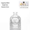 Glass Dried Flower Aromatherapy Bottle - Fireless Perfume Bottle for Bedroom and Car, Refillable.