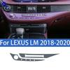 For LEXUS LM 2018- Car interior center console protective sticker interior decorative strip TPU protective sticker refit PPF