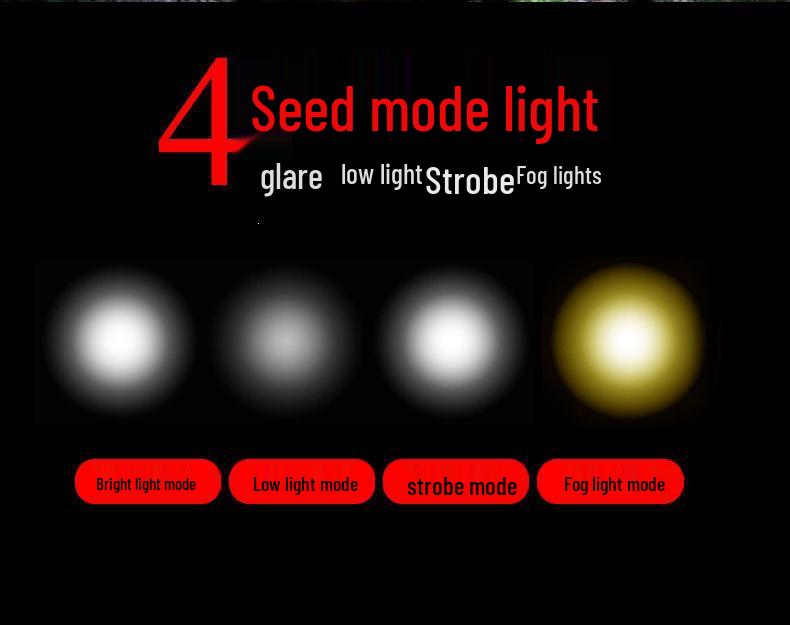 Luce Bicicletta ad Alta Luminosità: Supporto per Telefono Cellulare 4-in-1, Campanello, Fanale Posteriore e Anteriore con Ricarica USB per Ciclismo all'Aperto