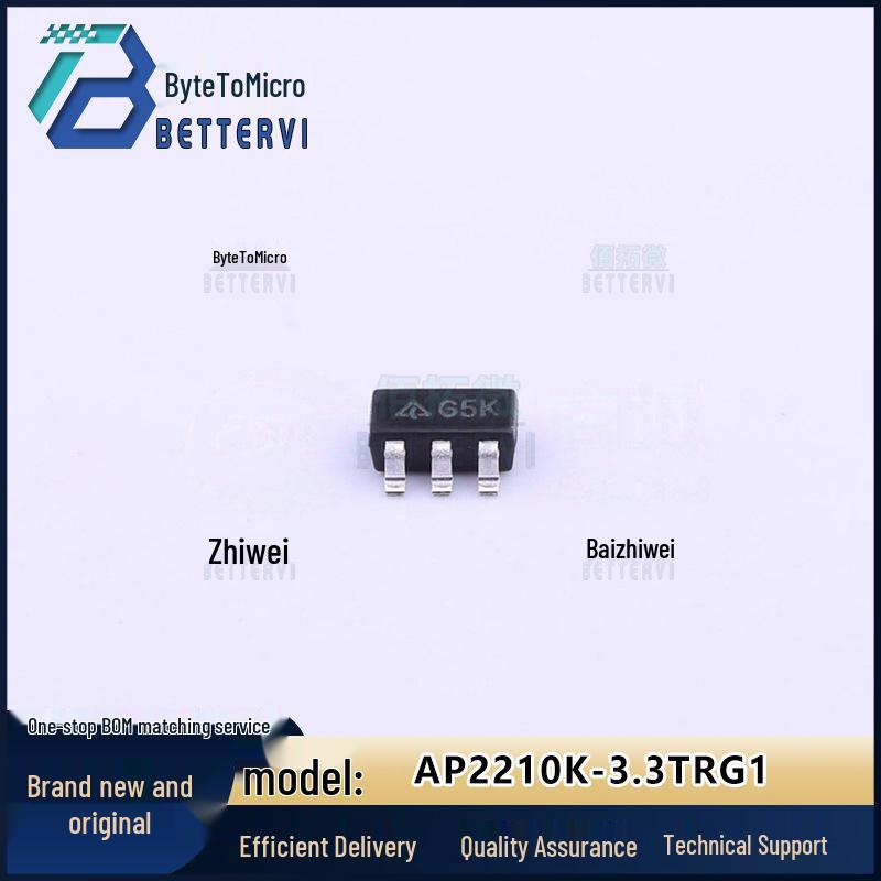 

Genuine AP2210K-3.3TRG1 SOT-23-5 Linear Regulator (LDO)