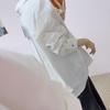 Spring 2026 Embroidered Long-Sleeve Layering Shirt - Versatile, Loose, Lazy Style Outerwear