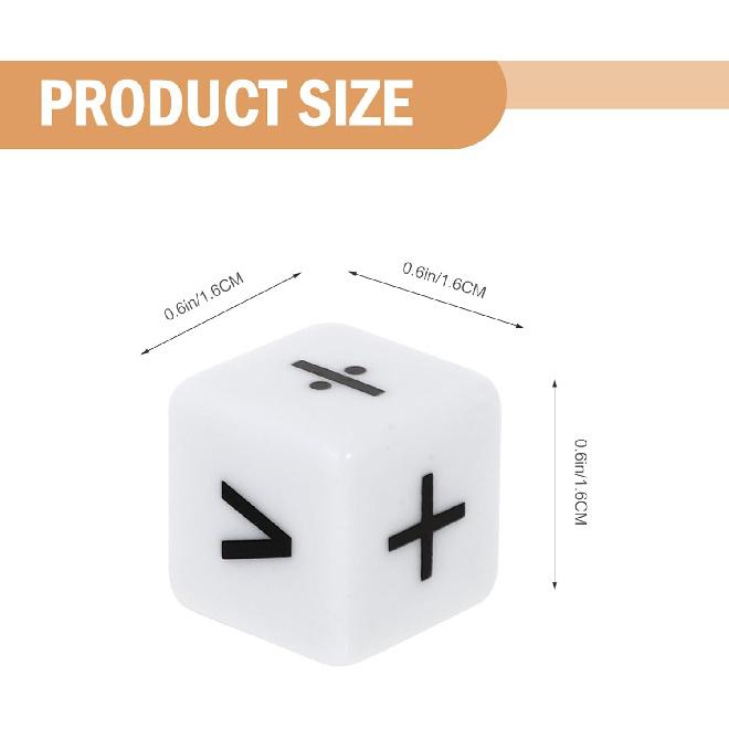 Teaching Dice Set, Games for Kids 8-12, Include, Number Dice and Dot Dice for Math Teaching Classroom Supplies 24Pcs