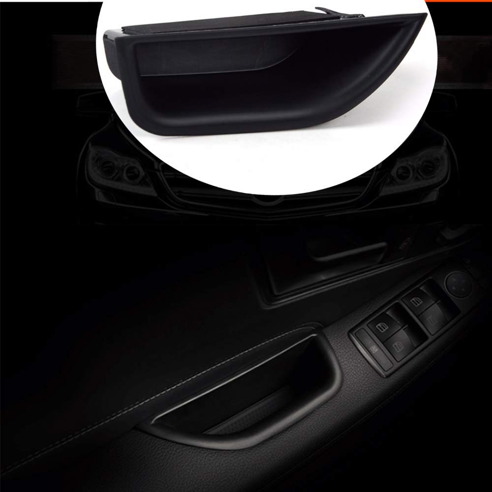 2pcs E-Class W212 Door Handle Storage Box for Backseat E200 E300 E400 E500 E550 Storage Tray Container 2010-2015