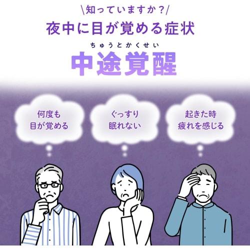 [.co.jp Exclusive] Nightmin Sleep Power, a Sleep Support Supplement. Official Site. [Prevents Waking Up In the Middle of the Night and Improves Sleep