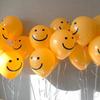 12-inch Lemon Yellow Smiley Face Balloon for Kids' Birthday Decorations - Cute INS Style