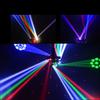 New Mini Six-Arm Disco Party DJ Laser KTV Atmosphere Light Remote Control Colorful Stage Effect Light