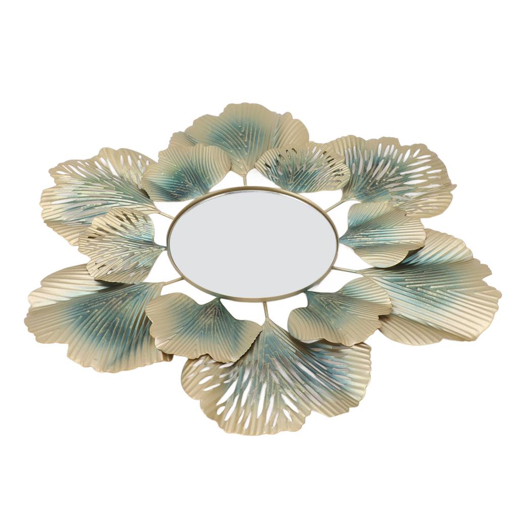 Wall Mirrors Modern Simple Decorative Wear Resistant Colorfast Ginkgo Leaf Wall Mounted Mirrors for