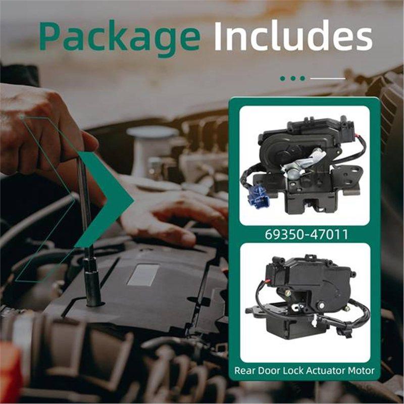 #10D Automotive Parts & Accessories,Tailgate Lock Actuator (Black)