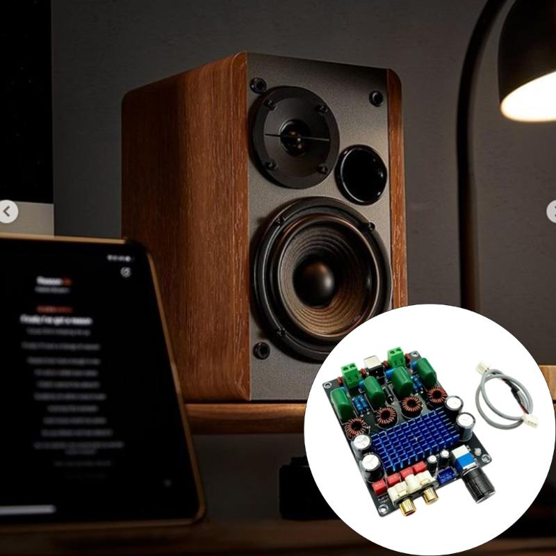 XH-M590 2×100W Double Channel Stereo Auditory Amplifier Module DC12 24V Input Compatibles 2-8Ohm Speakers