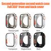Skärmskyddsfodral för Apple Watch 11 / 10 42mm 46 44 45 40 41mm Hård PC Stötfångare iwatch 11 10 9 8 7 6 5 4 Byt till Ultra3