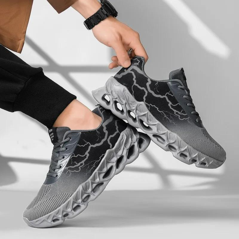 Maedef Mens Running Shoes Lightweight Breathable Athletic Footwear Non Slip Comfortable Sneakers For Outdoor Running Shoes