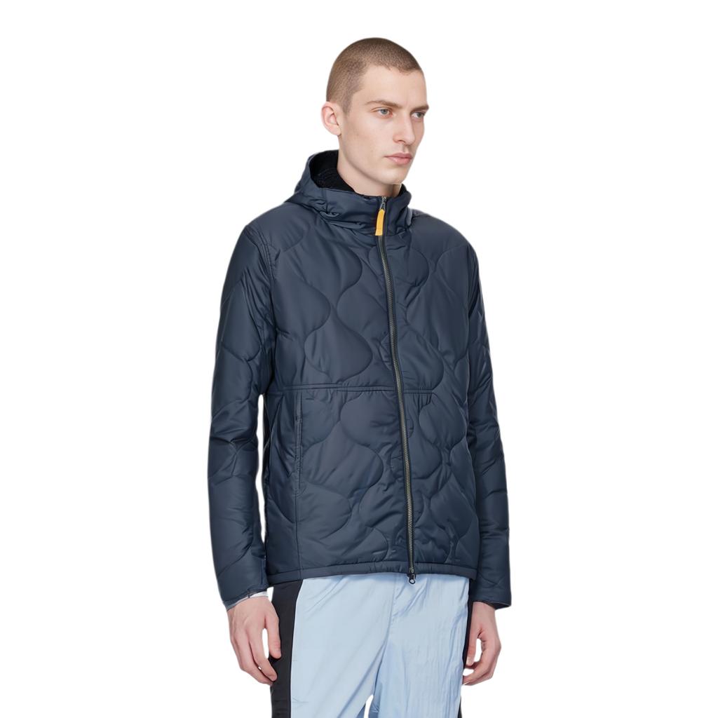 Timberland Unifarbene Wendefleecejacke mit Kapuze Herrenjacken Blau A69NH-433