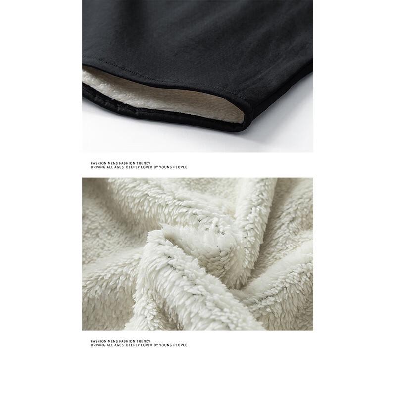 FIRS Men's Casual Lapel Fleece Lined Winter Padded Jacket