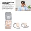 Translator Earbuds 144 Languages 3 Modes Bluetooth 5.3 Rechargeable Wireless Language Translator Earhooks Earbuds for Music Call
