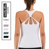 Women's Summer Cross-Border Floral Yoga Vest with Chest Pads - Breathable, Quick-Dry, Slim Fit, Strappy Sports Top