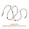 1 Stück Mode Retro Perlen Brillen Sonnenbrillen Lesebrillen Kette Brillenband mit Quasten Nackenband Kordel Kette Brillen