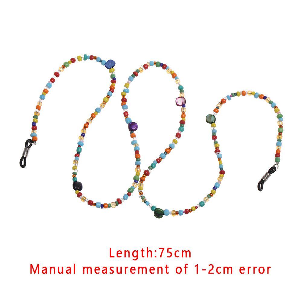1 Stück Mode Retro Perlen Brillen Sonnenbrillen Lesebrillen Kette Brillenband mit Quasten Nackenband Kordel Kette Brillen