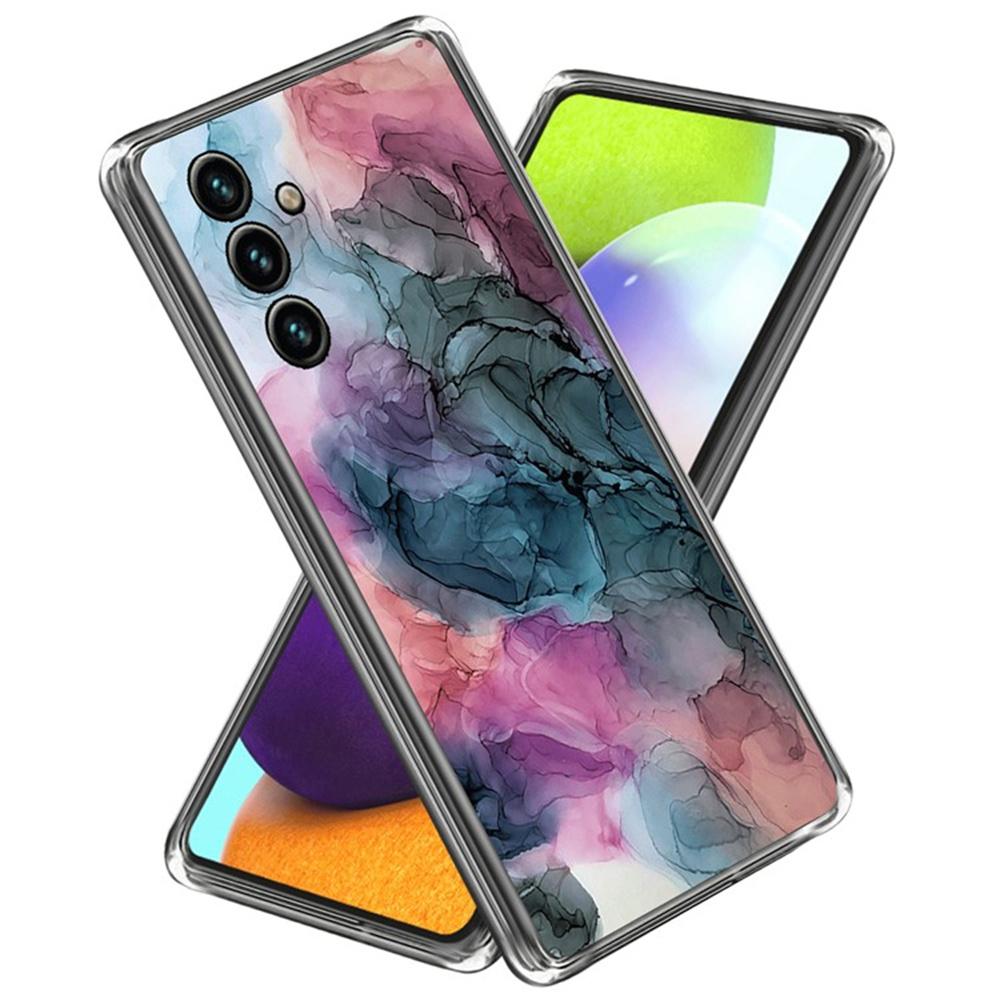 

For Samsung Galaxy S25 Case Abstract Marble Pattern Printing TPU Phone Cover B