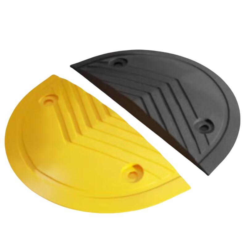 Ouyin Heavy-Duty 4CM Round Head Rubber Speed Bump