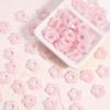 16mm Gradient Plum Blossom Resin Beads, Five-Petal Flower for Handmade DIY Bracelets & Necklaces