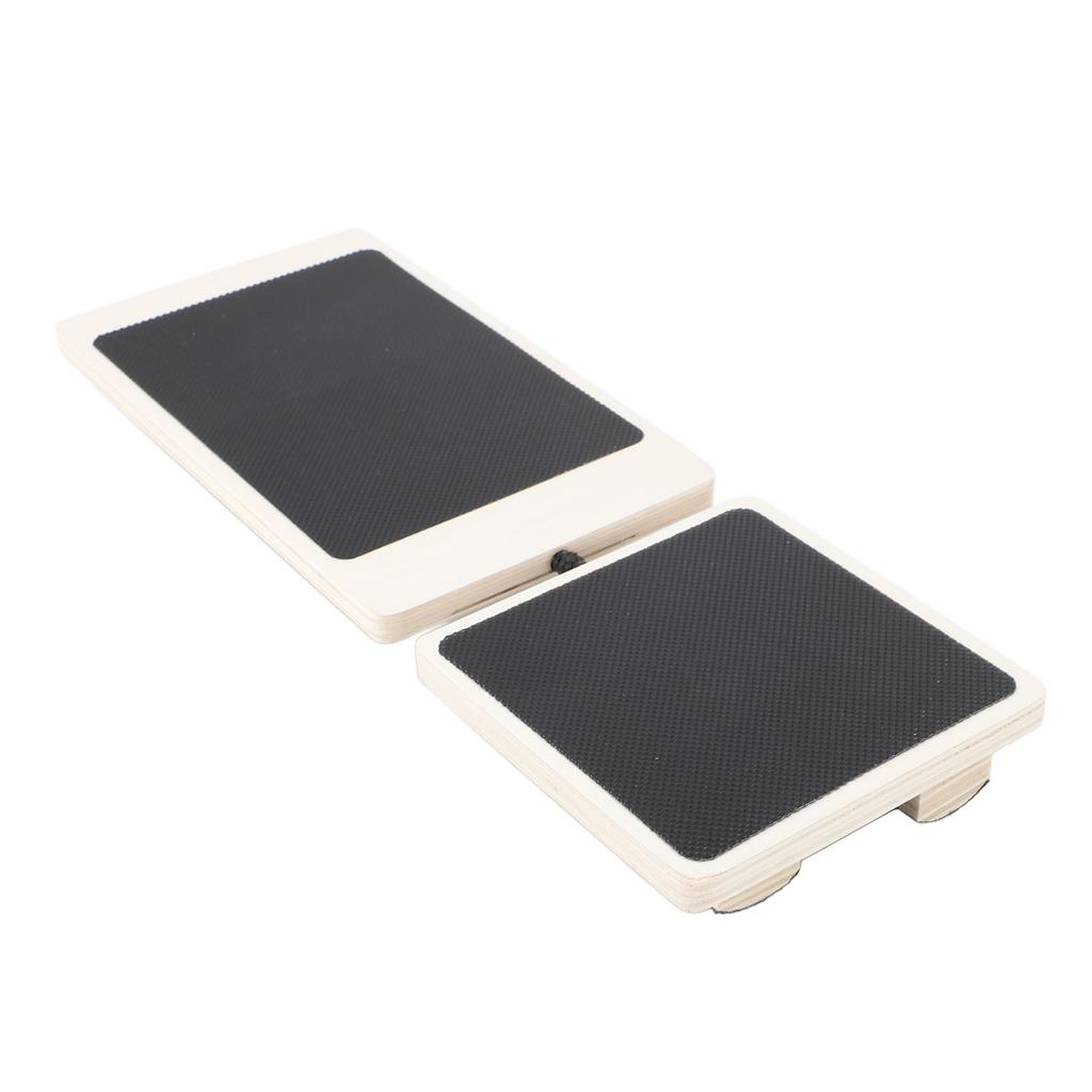 Single Leg Balance Board Foot Strengthener Exerciser Wooden Balance Board for Home Gym