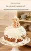Cute Teddy Bear Doll Comfort Cushion with Scented Birthday Cake Candle