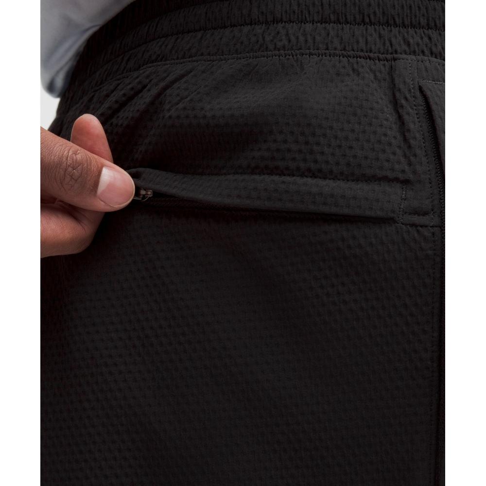 Lululemon License To Train Linerless Short 7   Textured Black