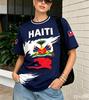 Haiti Style Soccer Jersey Fans Sports T-Shirts Street Jerseys Unisex 3d Print Graphic T Shirts Short Sleeve Tops Tee Streetwear
