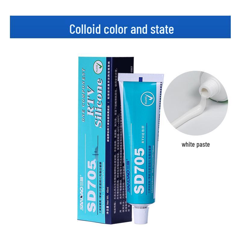 Mishima 705 Clear Silicone Rubber Adhesive for Edge Sealing and Lens Glass Potting In 3C Digital Products