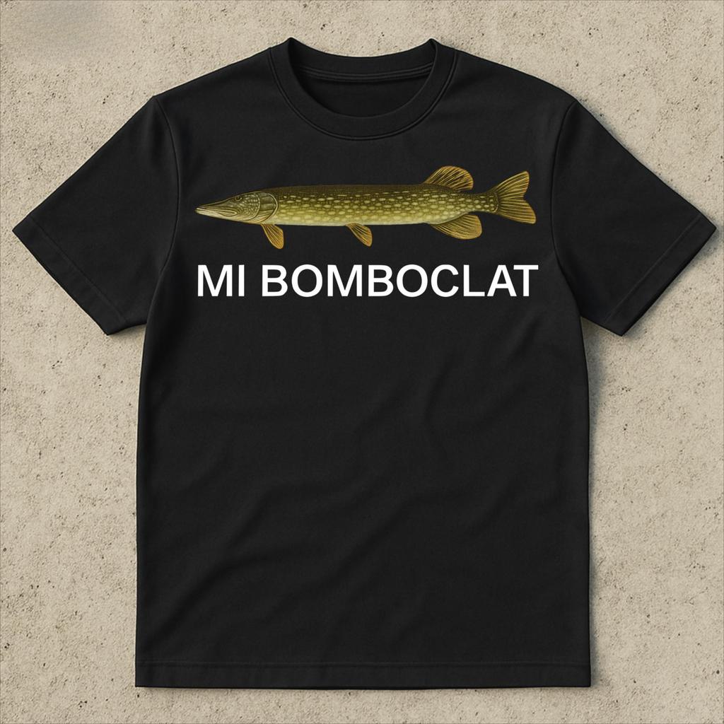 Divertente T-shirt Meme Pesce Bomboclat Tendenza Moda Streetwear Y2k Magliette Manica Corta Donne Harajuku T-shirt Stile Vintage