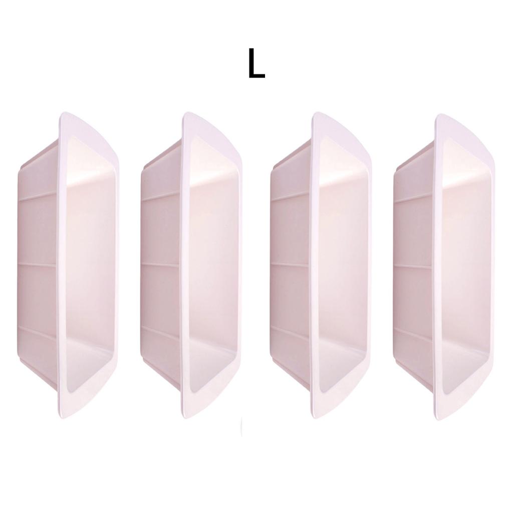 4pcs Silicone Baking Cake Mold Easy To Demold Rectangular Toast Mold Silicone Baking Tray for Household Oven Kitchen Baking Tool