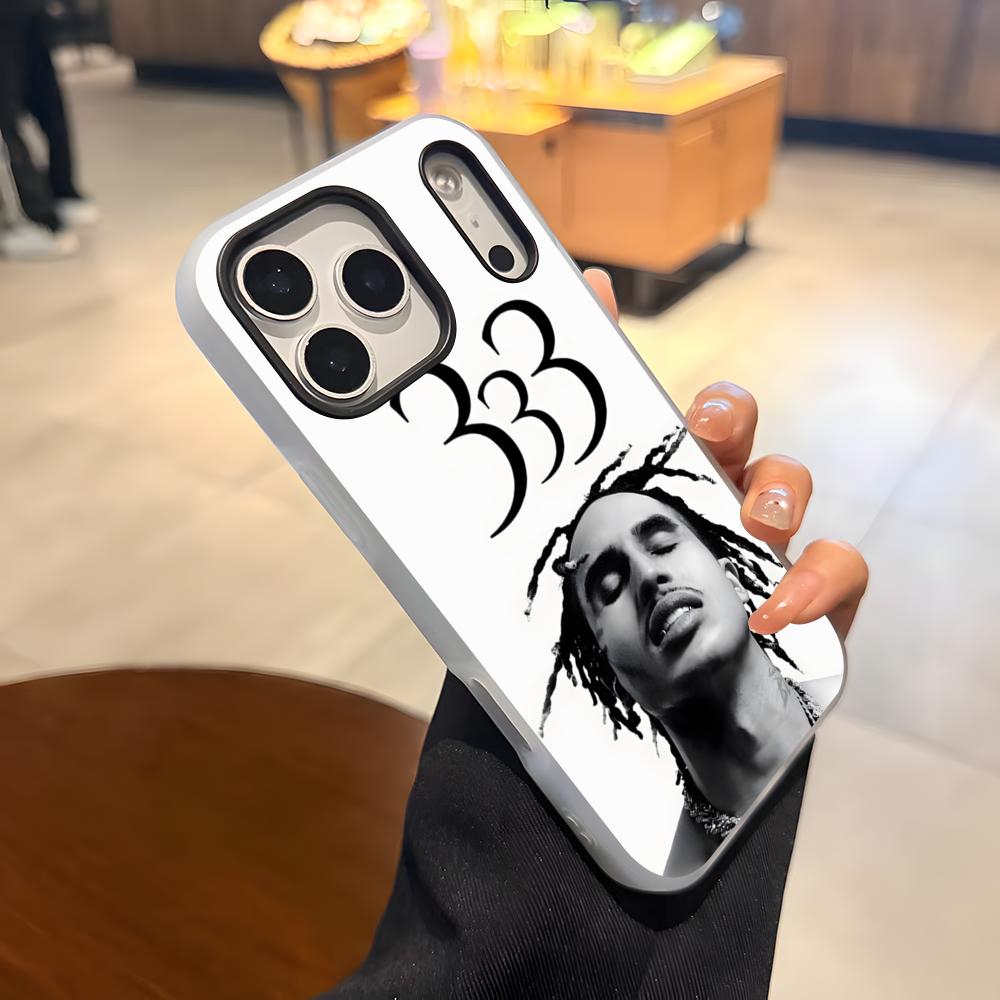 Rapper Matue 333 Phone Case For IPhone 17 Air 16 E 15 14 Plus 13 12 11 Pro Max Jelly 2 In 1 Protective Case