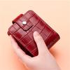 PU Leather Lipstick Bag Women Travel Cosmetic Bag with Mirror Small Storage Bags Portable Makeup Bag Mini Toiletry Organizer