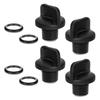 4 Pieces Pool Pump Drain Plugs Set With O Rings Convenient for Filter Booster Pumps and Water Systems Daily Use