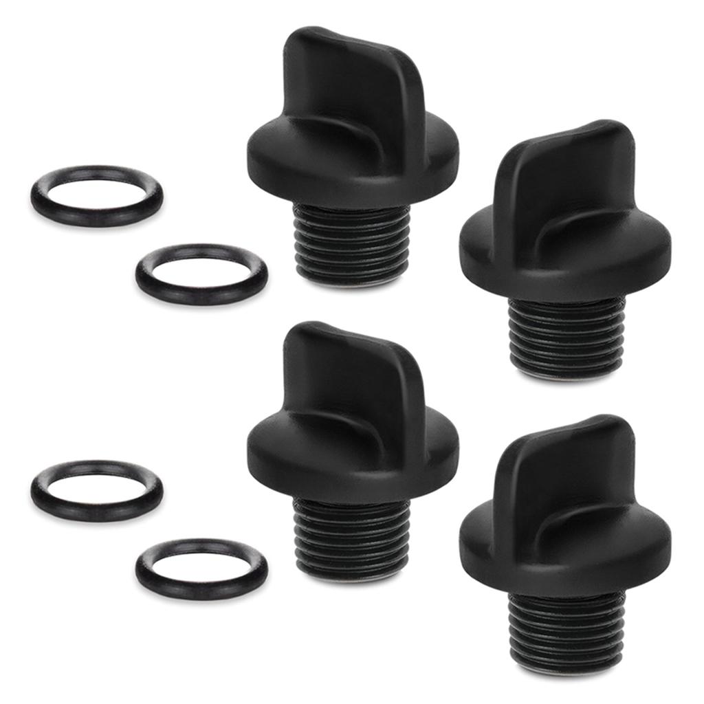 4 Pieces Pool Pump Drain Plugs Set With O Rings Convenient for Filter Booster Pumps and Water Systems Daily Use