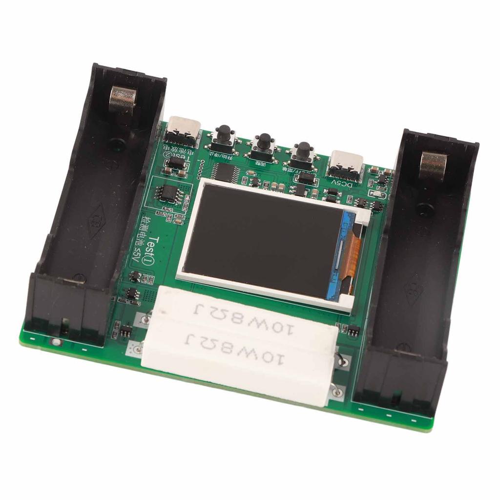 Battery Internal Resistance Tester 1.77in LCD Display Modes Adjustable 18650 Lithium Battery Capacity Tester DC5V