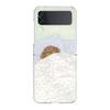 Transparent Phone Case For Samsung Galaxy Z Flip 3 4 5 6 7 Hard Folding PC Z Flip3 Flip4 Cover Dog Cat Couple
