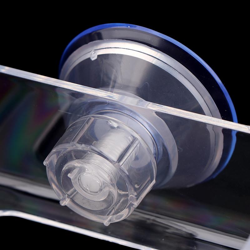 Fish Tank Feeding Ring Transparent Acrylic Rectangle Round Shape Aquarium Suspensible Feeder For Tank Floating Food Dispenser