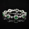 Bracciale Tennis Hip-Hop Zirconi Multicolore - Senza Sbiadire, Design Full Diamond