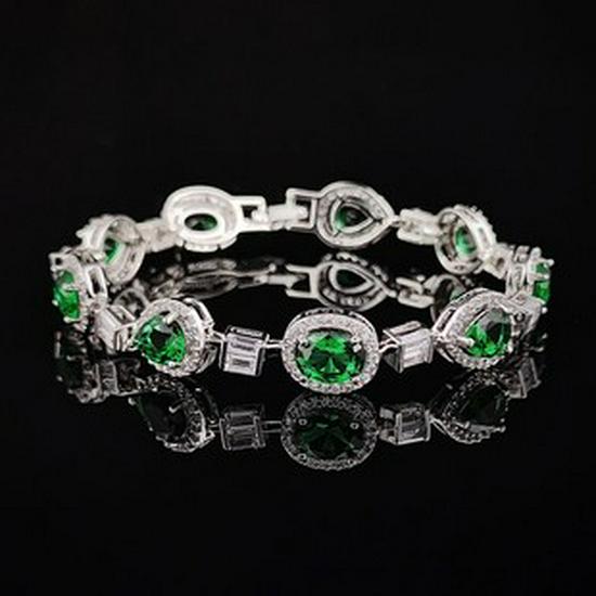Bracciale Tennis Hip-Hop Zirconi Multicolore - Senza Sbiadire, Design Full Diamond
